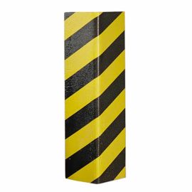 Mottez Yellow / Black Foam Corner Protector - 50 x 12.5cm