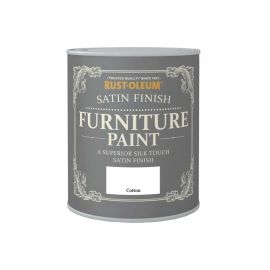 Rust-Oleum Satin Furniture Paint - Cotton 750ml