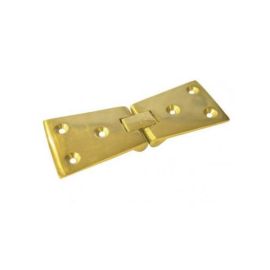 1 1/4" x 4" x 3mm ((1/8") Polished Brass Counter Flap Hinge (Each)