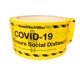 Covid-19 Safe Social Distance Tape - 50mm x 33m