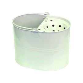 SupaHome Cream Metal Mop Bucket
