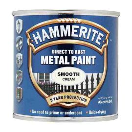 Hammerite Metal Paint - Smooth Cream 250ml