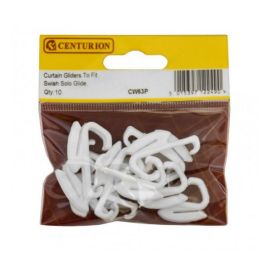 Centurion 10pc Curtain Gliders To Fit Swish Solo Glide