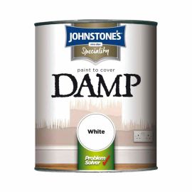Johnstones Speciality Damp Paint - White 750ml