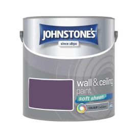 Johnstones Wall & Ceiling Soft Sheen Paint - Dark Angel 2.5L