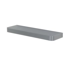 Core Trent Narrow Matt Grey Floating Shelf Kit - 800 x 145mm