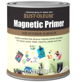 Rust-Oleum Magnetic Primer Paint Dark Grey 500ml