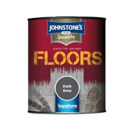 Johnstones Paint For Garage Floors - Dark Grey 750ml