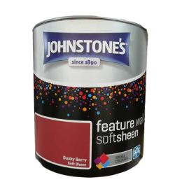 Johnstones Soft Sheen Feature Wall Paint - Dusky Berry 2.5L