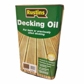 Rustins Decking Oil - Natural Cedar 5L