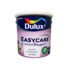 Dulux Easycare Washable Matt Paint - Pure Brilliant White 2.5L