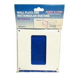 Adapt-A-Vent Wall Plate For Rectangular Ducting