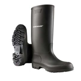Dunlop Wellington Boots - Black 10/44