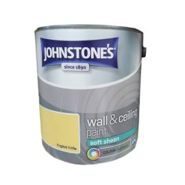 Johnstones Wall & Ceiling Soft Sheen Paint - English Trifle 2.5L