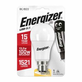 Energizer 13.2W LED GLS B22 Light Bulb