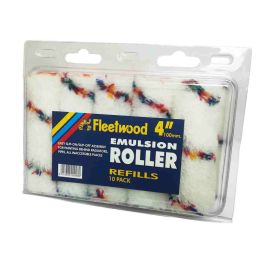 Fleetwood Emulsions Roller Refills - 4" - Pack Of 10