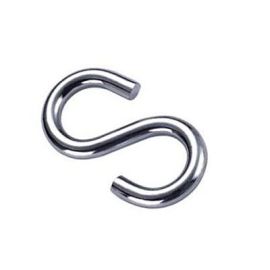 Open S-hook Wire 3mm (Pack of 6)