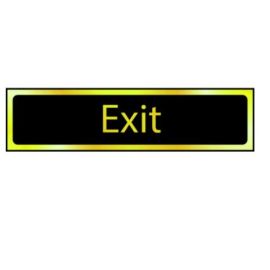200mm x 50mm Exit Sign - Self Adhesive
