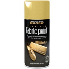 Rust-Oleum Flexible Fabric Gold Spray Paint - 150ml