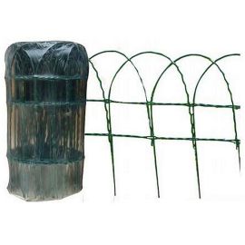 Green Blade Green PVC Coated Border Fence - 10m x 0.4m