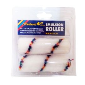 Fleetwood Emulsion Roller Refills - 4" Pack of 2