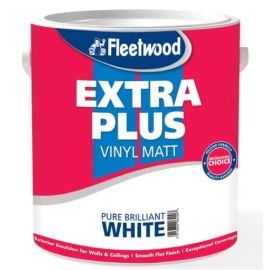 Fleetwood Extra Plus Vinyl Matt - Pure Brilliant White 5L