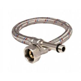 Stainless Steel 1/2 Hose Tap Connector - 60cm