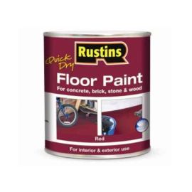 Rustins Quick Drying Red Floor Paint - 1L