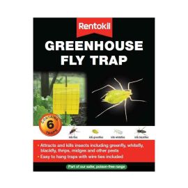 Rentokil Greenhouse Fly Trap - Contains 6 Traps