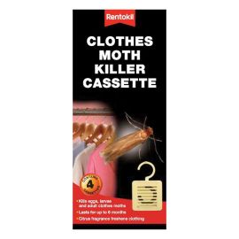Rentokil  Clothes Moth Killer Cassette Pack 4