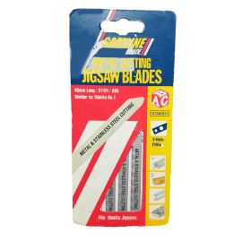 Safeline Metal Cutting Jigsaw Blades - Fits Makita Jigsaws - 60mm