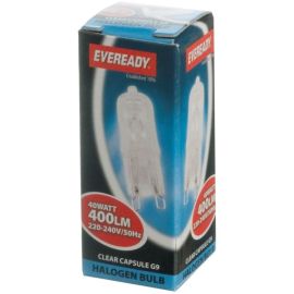 Eveready 40W G9 Clear Halogen Capsule Light Bulb