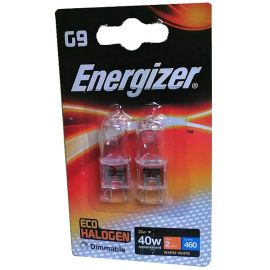 Energizer 33W G9 Eco Halogen Capsule Light Bulbs - 2 Pack
