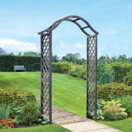 Woodland Garden Arch - Slate, FSC