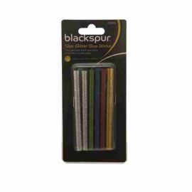 Blackspur 12 Piece Glitter Glue Sticks - 7 x 100mm