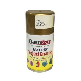 Plastikote Fast Dry Project Enamel Spray Paint - Gold Leaf 100ml