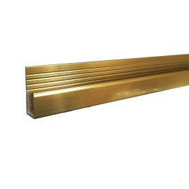 Exitex Gold Anodised Laminate Square Edge Floor Trim - 29 x 914mm