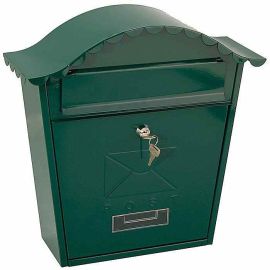 De Vielle Traditional Post Box Green