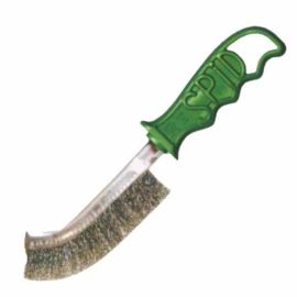 Stainless Steel Green Handled Wire Brush