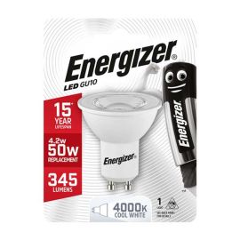Energizer 4.2w LED Cool White GU10 Spotlight Bulb