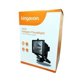 Kingavon 400W Halogen Floodlight With PIR Motion Sensor
