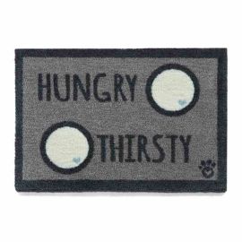 Howler & Scratch Hungry Grey Floor Mat - 40 x 60cm
