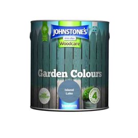 Johnstones Woodcare Garden Colours Paint - Island Lake 2.5L