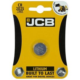 JCB CR2025 3V Lithium Coin Cell Battery - Card Of 1