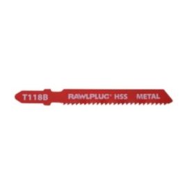 Rawlplug Fine Jigsaw Blades For Metal - Pack Of 5