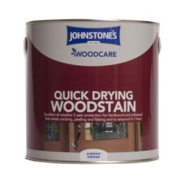 Johnstone's Woodcare Quick Drying Woodstain - Oak - 2.5L