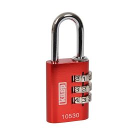 Red Combination Lock 30mm - Kasp