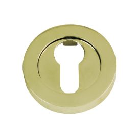 Amig Zamak Varnished Brass Keyhole Escutcheon - 52mm