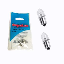 SupaLec 2.4V Krypton Torch Bulbs - Pack Of 2
