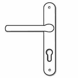 AVOCET Affinity White 92 UPVC Lever Lock Door Handle